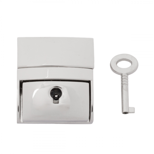 SX162 Замок портфельный, 3 см*3,5 см (ник) АЙРИС