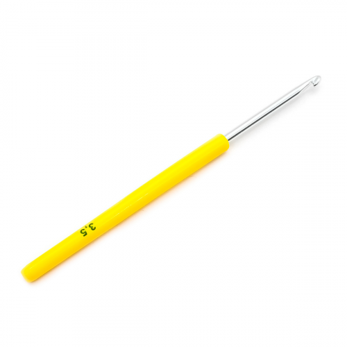 0332-6000 Крючок вязальный с пластиковой ручкой, 3,5 мм АЙРИС