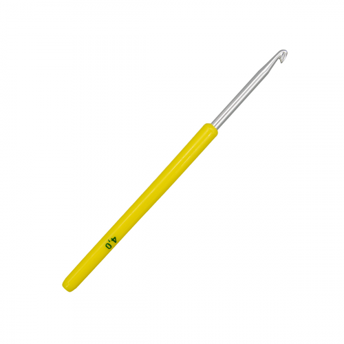 0332-6000 Крючок вязальный с пластиковой ручкой, 4 мм АЙРИС