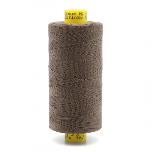 700207 Нить Mara 120/1000 м универсальная, 100% полиэстер Gutermann (467 бледно-коричневый) Guetermann