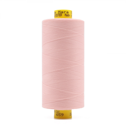 700207 Нить Mara 120/1000 м универсальная, 100% полиэстер Gutermann (659 св.персиково-розовый) Guetermann