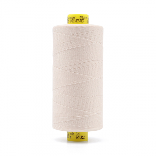 700207 Нить Mara 120/1000 м универсальная, 100% полиэстер Gutermann (802 молочно-бежевый) Guetermann