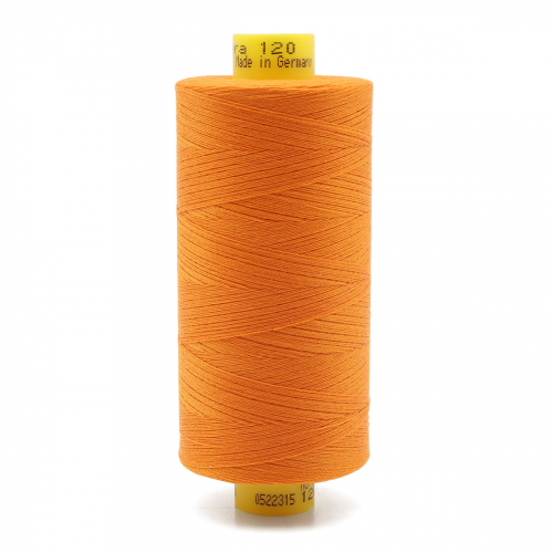 700207 Нить Mara 120/1000 м универсальная, 100% полиэстер Gutermann (350 светло-оранжевый) Guetermann