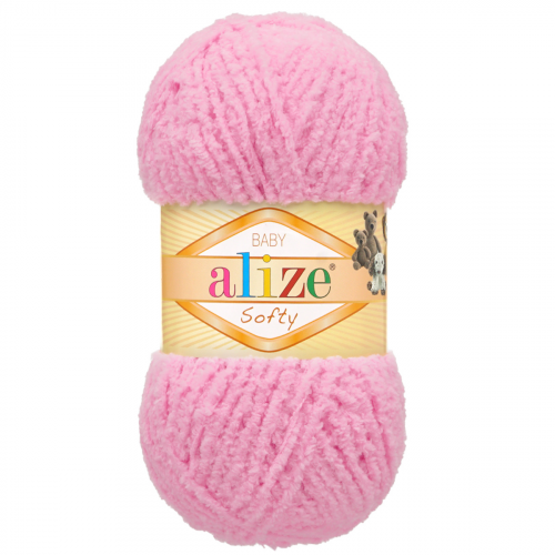 Пряжа ALIZE 'Softy' (100% микрополиэстер) (191 светло-розовый) Alize