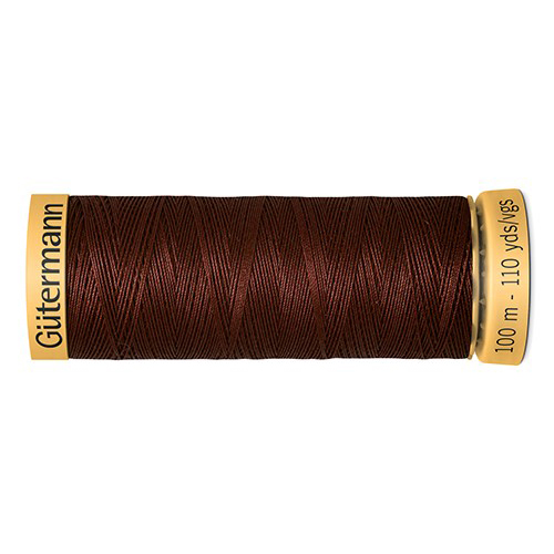 744484 Нить Natural Cotton C Ne 50 для отделочных швов, 100м, 100% хлопок Gutermann (4750) Guetermann