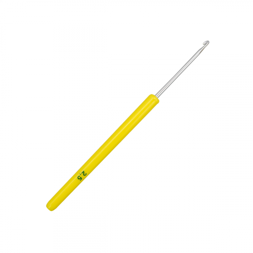 0332-6000 Крючок вязальный с пластиковой ручкой, 2,5 мм АЙРИС