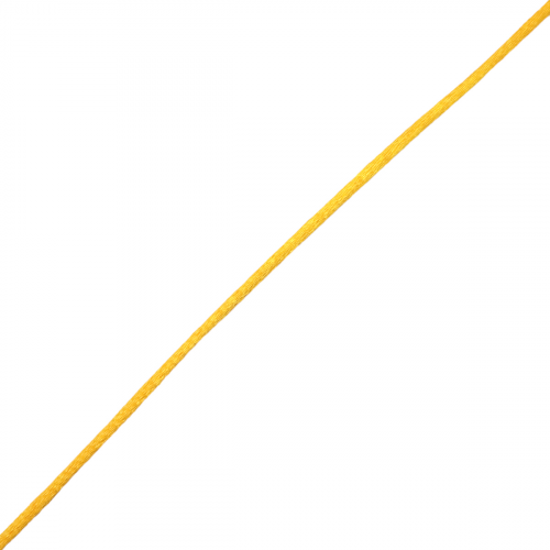 Шнур атласный (для воздушных петель), 2 мм*45,7 м (6 лимонный) АЙРИС
