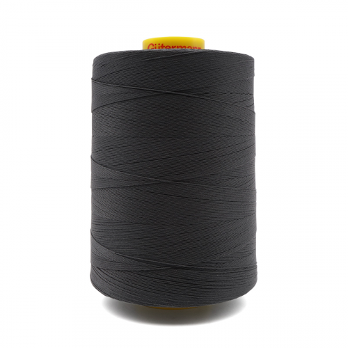 702358 Нить Mara 30/3000 м для отстрочки, 100% полиэстер Gutermann (036 серый) Guetermann