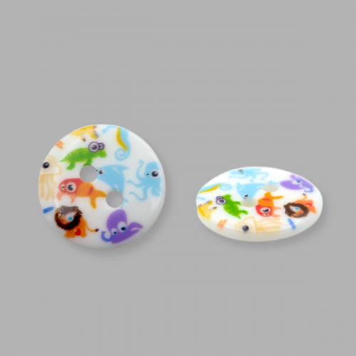 Пуговицы 'Морские жители' 9RHB9842 18мм, 12шт Magic Buttons