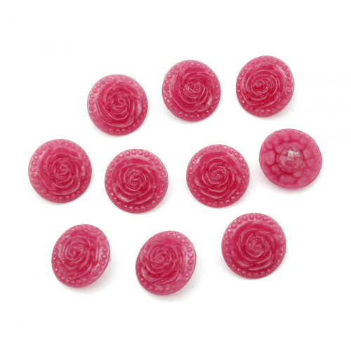 Пуговицы 'Розочки', 10 шт (28 сиреневый) Magic Buttons