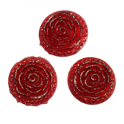 Пуговицы 'Розочки' 9PPC7321 25мм, 3шт Magic Buttons