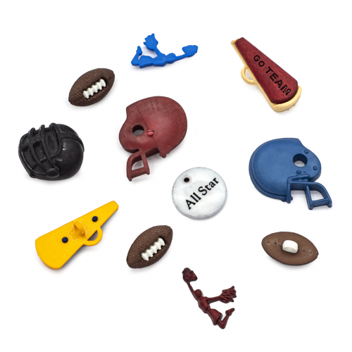 4076, Пуговицы. Футбол Buttons Galore & More
