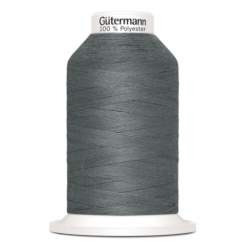 13 Нить Miniking 120/1000 м оверлочная, 100% полиэстер Gutermann 715263 (701 перламутрово-грифельный) Guetermann
