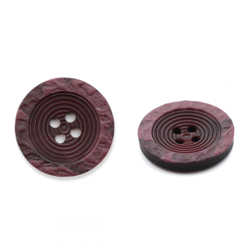 0313-4079 Пуговица 34L (21мм) 4 прокола, пластик (C048 бордовый) АЙРИС