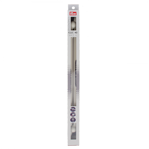 190414 Спицы прямые 12,0мм/40см 2шт, Ergonomics Prym