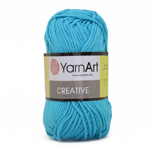Пряжа YarnArt 'Creative' 50гр 85м (100% хлопок) (247 бирюза)