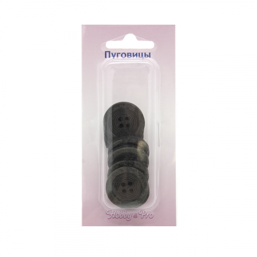 0313-4079 Пуговица 34L 12шт (C194 т.хаки) Hobby&Pro