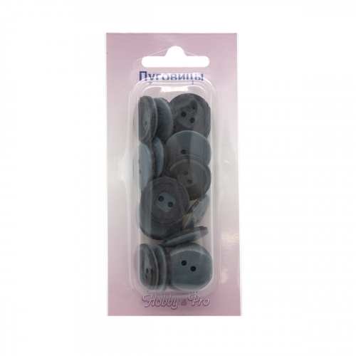 0311-1186B Пуговица 28L 24шт (C013 серый) Hobby&Pro