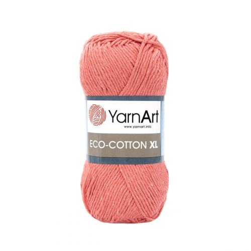 Пряжа YarnArt 'Eco Сotton XL' 200гр 220м (80% хлопок, 20% полиэстер) (779 оранжевый)