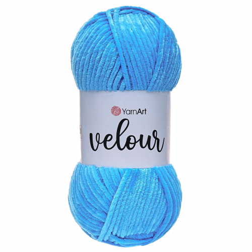 Пряжа YarnArt 'Velour' 100г 170м (100% микрополиэстер) (850 бирюза)