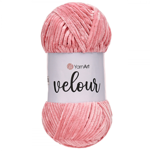 Пряжа YarnArt 'Velour' 100г 170м (100% микрополиэстер) (862 пыльно-розовый)