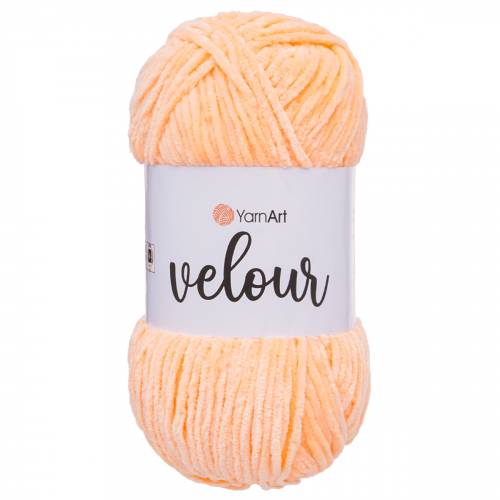 Пряжа YarnArt 'Velour' 100г 170м (100% микрополиэстер) (863 персиковый)