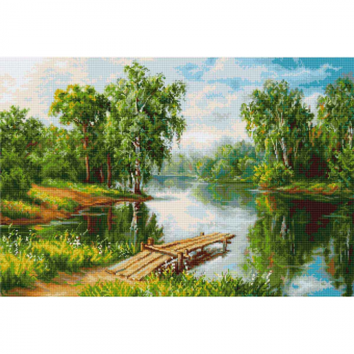B548 Набор для вышивания 'Клёвое место' 48*32,5см, Luca-S