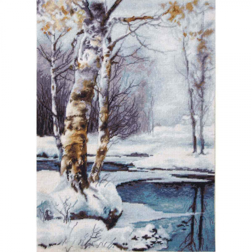 B560 Набор для вышивания 'Зима' 35*48,5см, Luca-S
