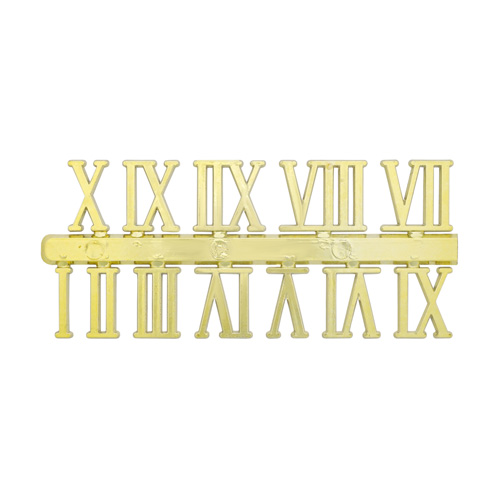 5AS-088 Цифры римские для часов 2,3см (золото) Astra&Craft