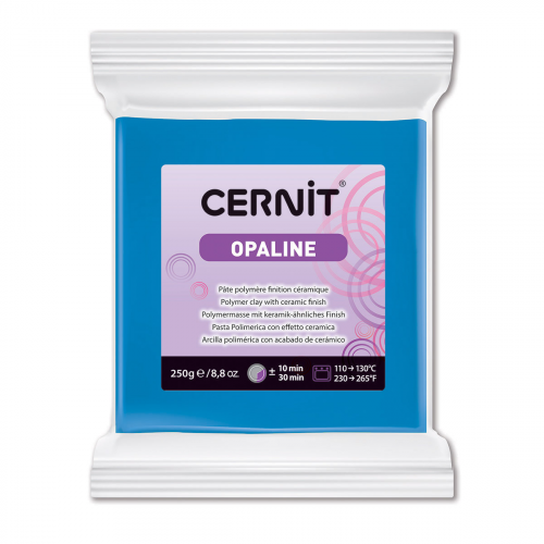 CE0880250 Пластика полимерная запекаемая 'Cernit OPALINE' 250 гр. (261 первичный синий)