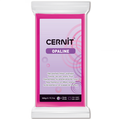CE0880500 Пластика полимерная запекаемая 'Cernit OPALINE' 500 гр. (460 маджента)