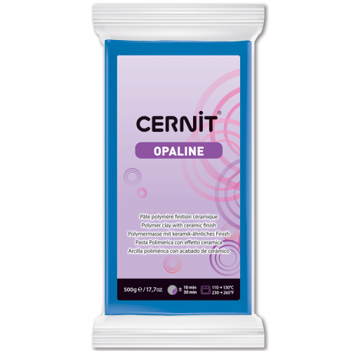 CE0880500 Пластика полимерная запекаемая 'Cernit OPALINE' 500 гр. (261 синий)