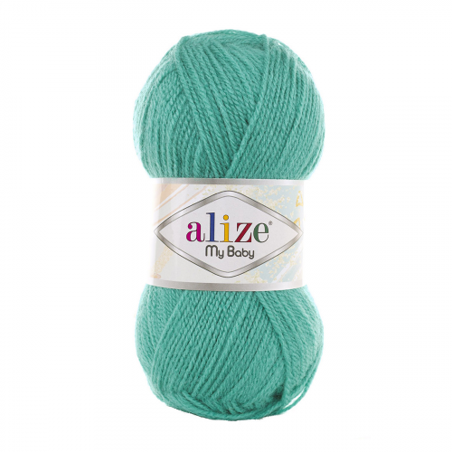 Пряжа Alize 'My baby' 50г 150м (100% акрил) (249 светлый изумруд)