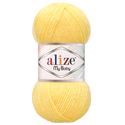 Пряжа Alize 'My baby' 50г 150м (100% акрил) (187 лимонный)