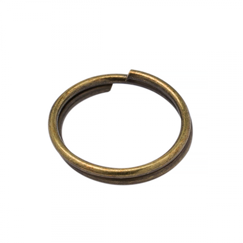 4AR257/258 Кольцо соединительное двойное, 10мм, 50шт/упак, Astra&Craft (Латунь)
