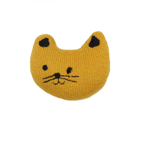 AR747 Нашивная декоративная кошка,5*4см 2шт/упак (желтый) АЙРИС