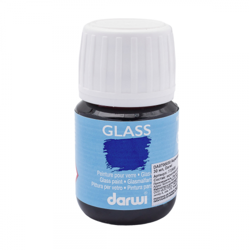 DA0700030 Краска акриловая для стекла Glass, 30мл, Darwi (490 ярко-красный)