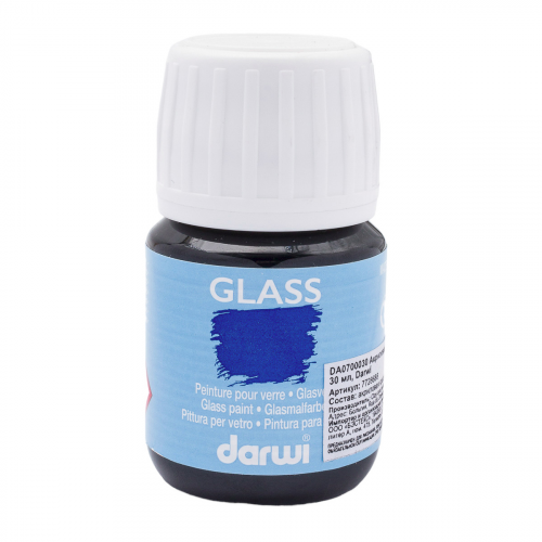 DA0700030 Краска акриловая для стекла Glass, 30мл, Darwi (900 фиолетовый)