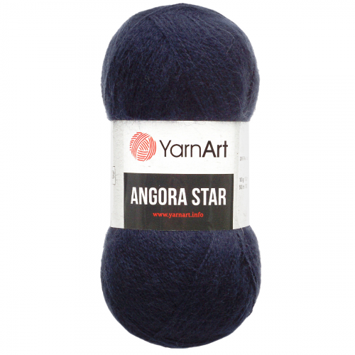 Пряжа YarnArt 'Angora Star' 100гр 500м (20% тонкая шерсть, 80% акрил) (583 индиго)