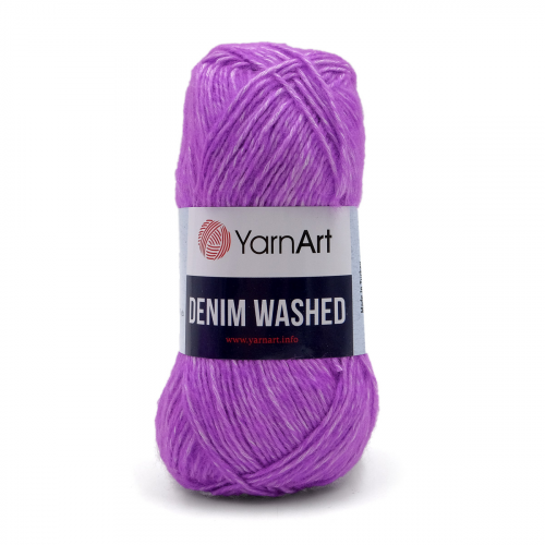 Пряжа YarnArt 'Denim Washed' 50гр 130м (70% хлопок, 30% акрил) (904 сиреневый)