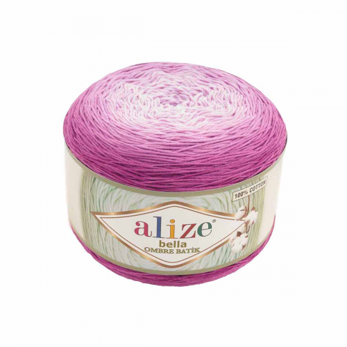Пряжа Alize 'Bella Ombre Batik' 250г 900м (100% хлопок) (7429 сиреневый)