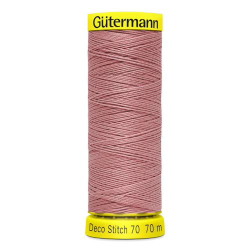 05 Нить Deco Stitch 70 для декоративных швов, 70м, 100% п/э Gutermann 702160 (473 пудрово-розовый) Guetermann