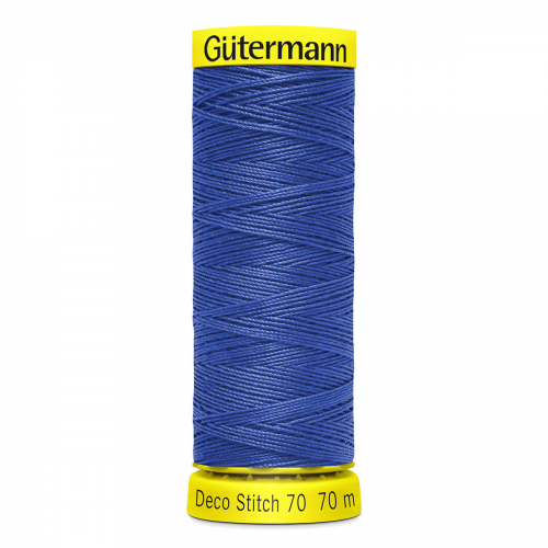 05 Нить Deco Stitch 70 для декоративных швов, 70м, 100% п/э Gutermann 702160 (315 лесная фиалка) Guetermann