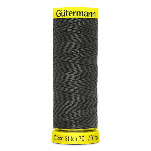 05 Нить Deco Stitch 70 для декоративных швов, 70м, 100% п/э Gutermann 702160 (036 серый) Guetermann