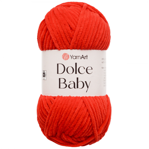 Пряжа YarnArt 'Dolce Baby' 50гр 85м (100% микрополиэстер) (748 красный)