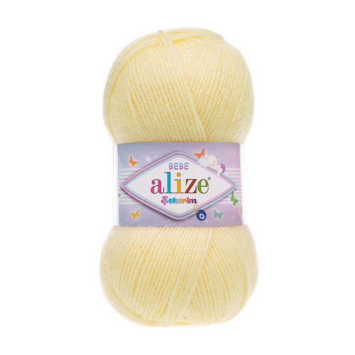 Пряжа ALIZE 'SEKERIM BEBE' 100гр. 320м (100% акрил) (13 желтый) Alize