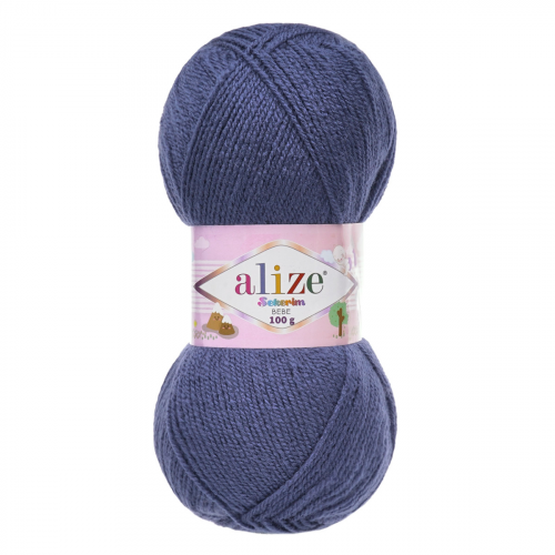 Пряжа ALIZE 'SEKERIM BEBE' 100гр. 320м (100% акрил) (353 джинс) Alize
