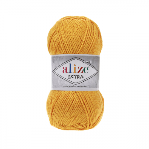 Пряжа ALIZE 'EXTRA' 100гр. 220м (100% Акрил) (488 темно-желтый) Alize