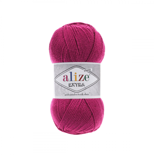 Пряжа ALIZE 'EXTRA' 100гр. 220м (100% Акрил) (48 темная фуксия) Alize