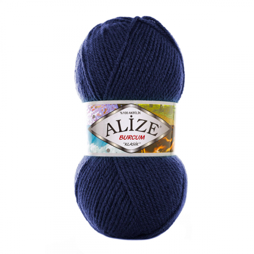 Пряжа ALIZE 'BURCUM KLASIK' 100гр. 210м (100% Акрил) (279 джинс) Alize